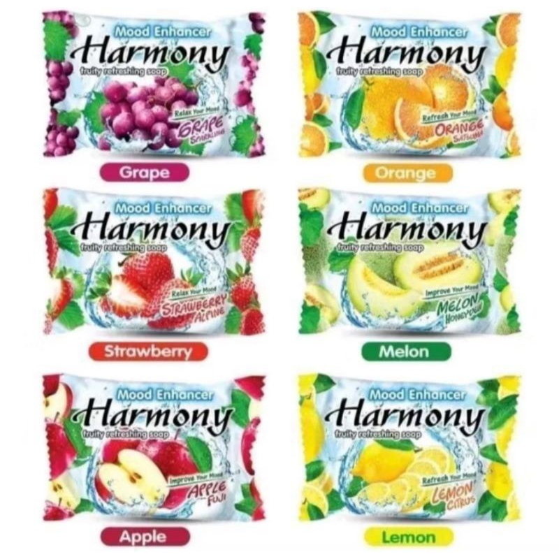 Jual 18 PCS SABUN HARMONY - SABUN MANDI BATANGAN HARMONY 70 GRAM MIX ...