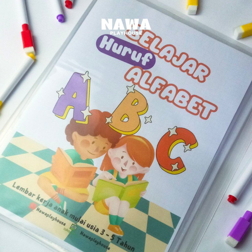 Jual Lembar Kerja Worksheet Belajar ABC Edukasi Huruf Alfabet Aktivitas ...