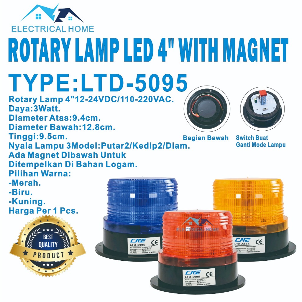 Jual Rotary Lamp LED 4