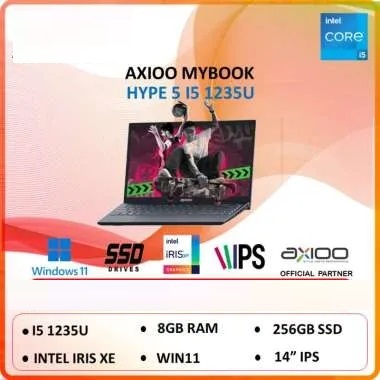 Jual Axioo MyBook Hype 5 G12 Core i5 1235U 8GB / 16GB SSD 256GB / 512GB ...