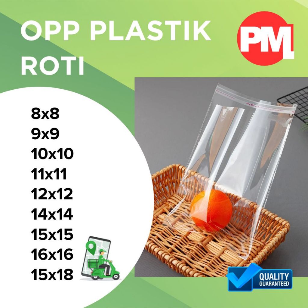 Jual Plastik OPP pembungkus Roti pakaian aksesoris | Shopee Indonesia