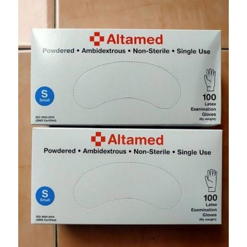 Jual Handscoon Non Steril Latex Powder / Sarung Tangan - Altamed (1 Box ...