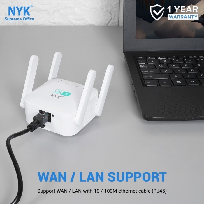 Jual NYK Supreme Wifi Repeater Extender WiFi Internet NYK WR10 Router ...