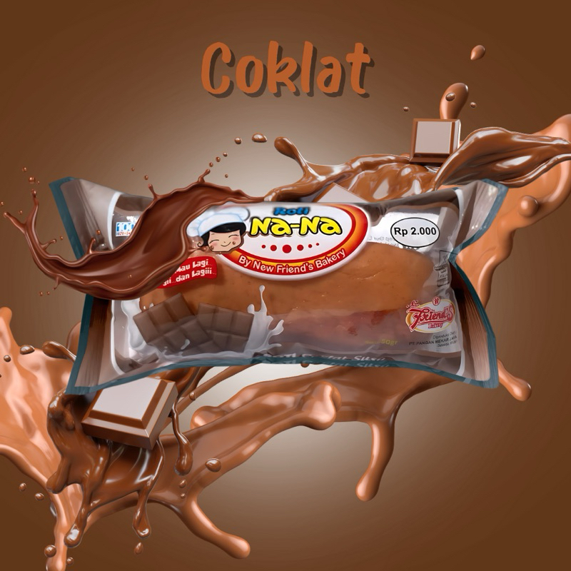 Jual Roti Nana Rasa Coklat Susu - NCS (BUNDLINGS 5 PCS) Roti Kemasan ...