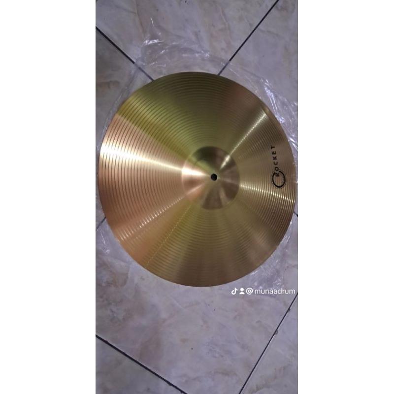 Jual cymbal 16 inchi simbal crash brass kuningan import original merk ...