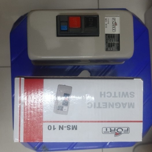 Jual MOTOR STARTER / DOL STARTER MSN-10 3 PHASE 220/380V METAL BOX MSN ...