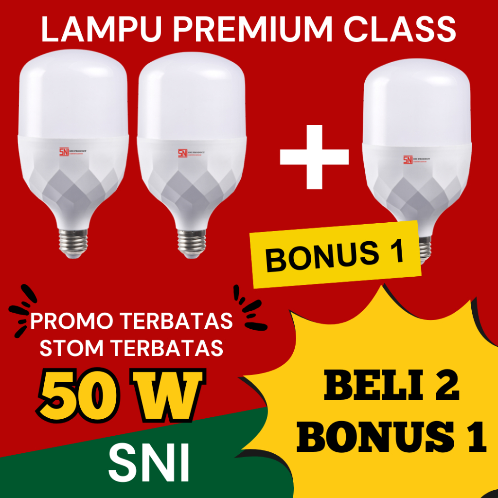 Jual Lampu Led Bohlam plafon 30w 40w 50w 60w Premium Diamond hemat ...