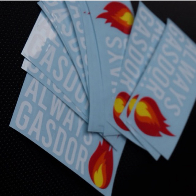 Jual STICKER ALWAYS GASDOR PUTIH | Shopee Indonesia