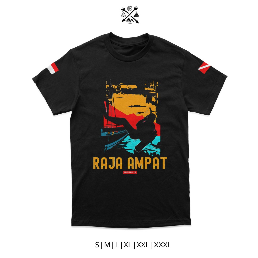 Jual Kaos diving raja ampat kaos dive raja ampat combed 24s | Shopee ...