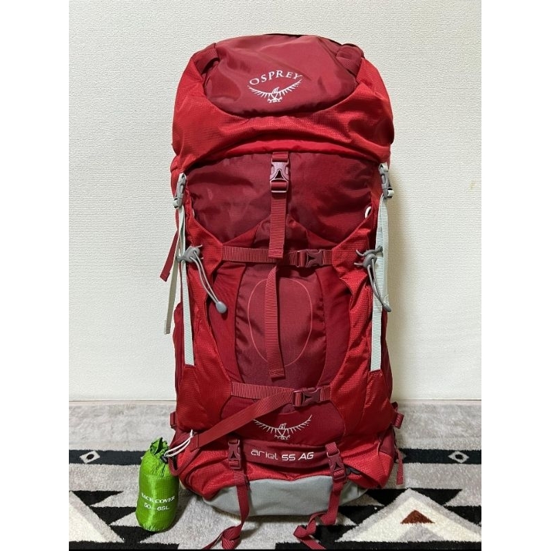 osprey ariel 55 backpack Women's Black / WM/L youll have plenty of room to pack all your essentials and more Ariel 55