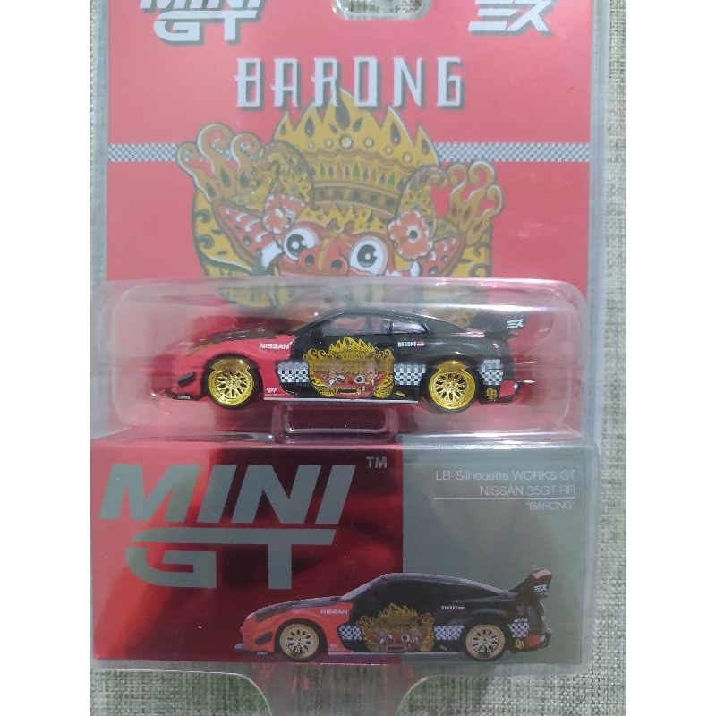 Jual MiniGT Nissan GTR R35 LBWK Barong MiniGT x Mizu Diecast | Shopee ...