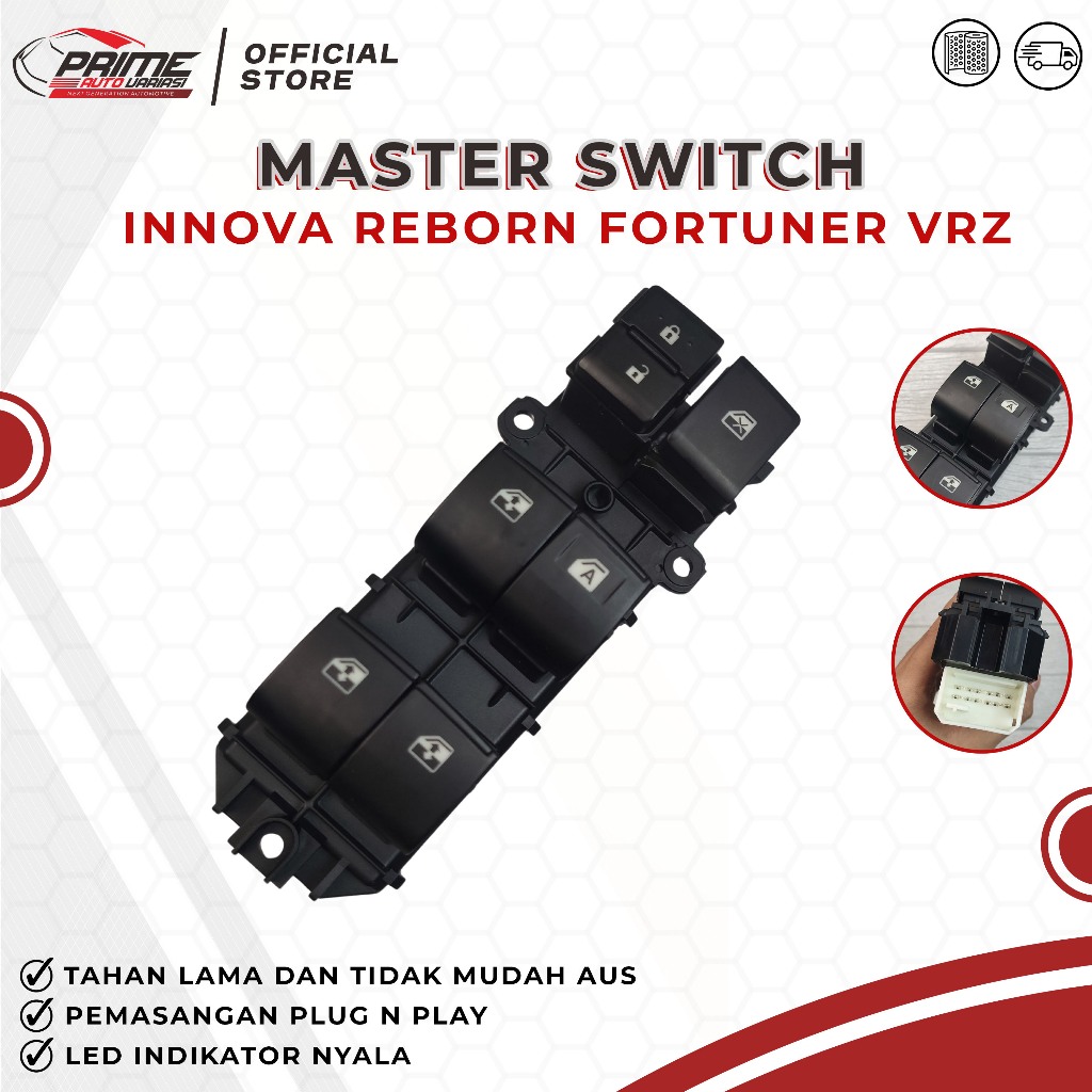 Jual Master Switch Saklar Power Window Innova Reborn Fortuner Vrz