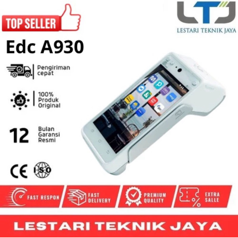 Jual EDC Android Mini ATM Hausjo PAX A930 printer | Shopee Indonesia