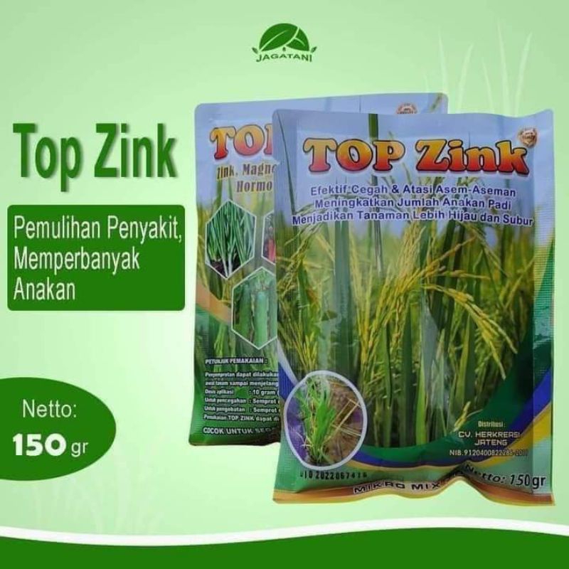Jual PAKET HEMAT 5 TOP ZINK original isi 150gram x 5. top zink atasi ...