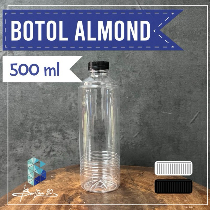 Jual BOTOL ALMOND 500ml | Shopee Indonesia