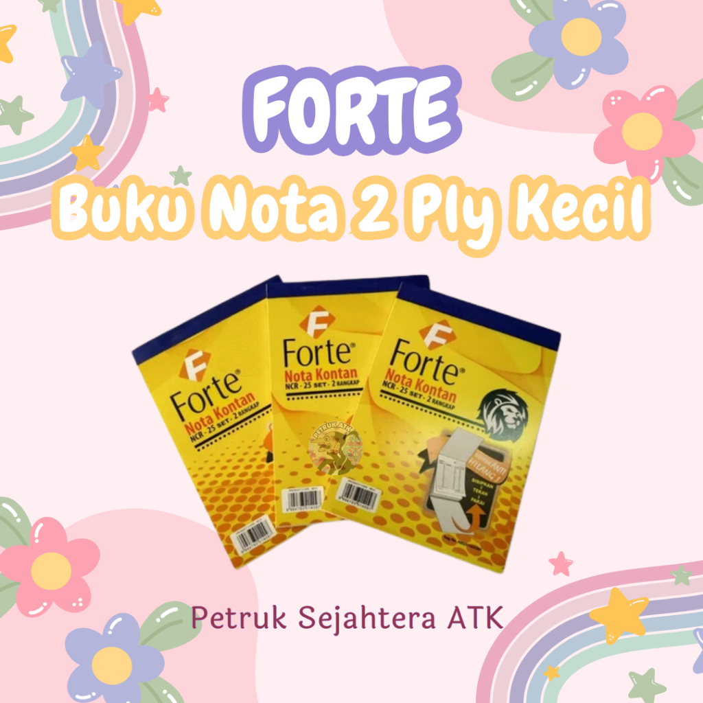 Jual [PCS] NOTA KONTAN KECIL 2 PLY FORTE K2 2 RANGKAP | Shopee Indonesia