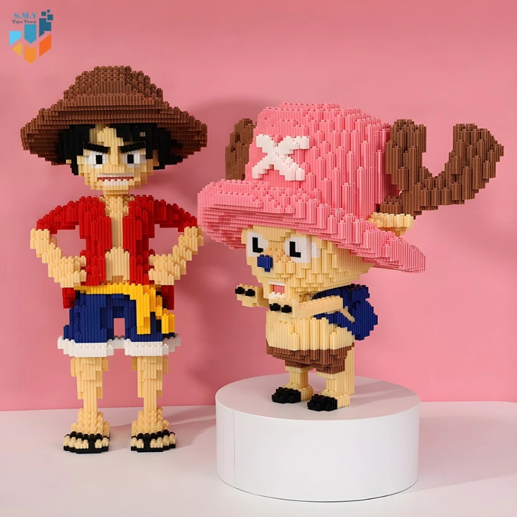 Jual SMY Toystown Nano Blocks One Piece Luffy Strawhats Tony Chopper 3D ...