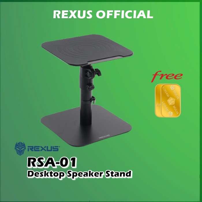 Jual REXUS RSA-01 Desktop Speaker Stand RSA01 | Shopee Indonesia