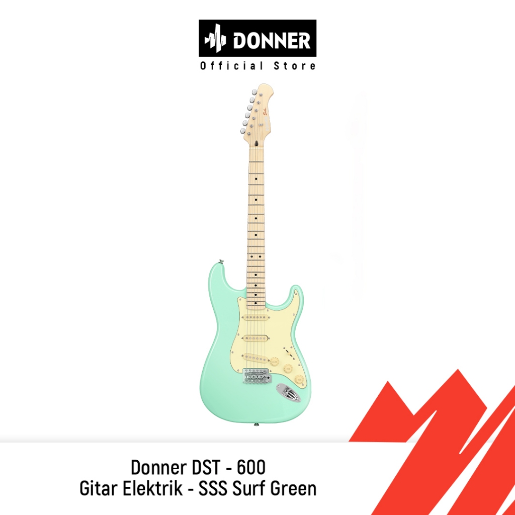 Donner DST-600 Chitarra Elettrica Professionale Tremolo Bridge Coil