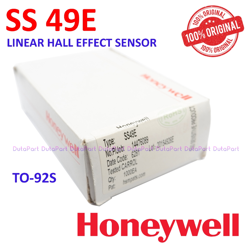 Jual SS49E SS 49E ORIGINAL HONEYWELL LINEAR HALL EFFECT SENSOR MOTOR ...