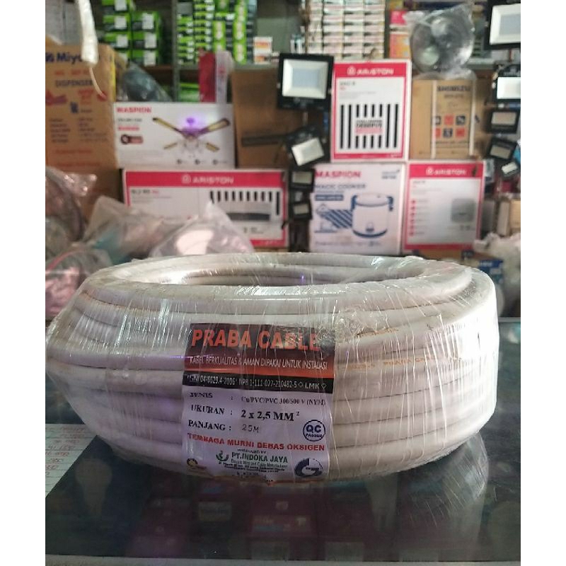 Jual NYM 2 x 2,,5 Praba ( Panjang 25 meter ) | Shopee Indonesia
