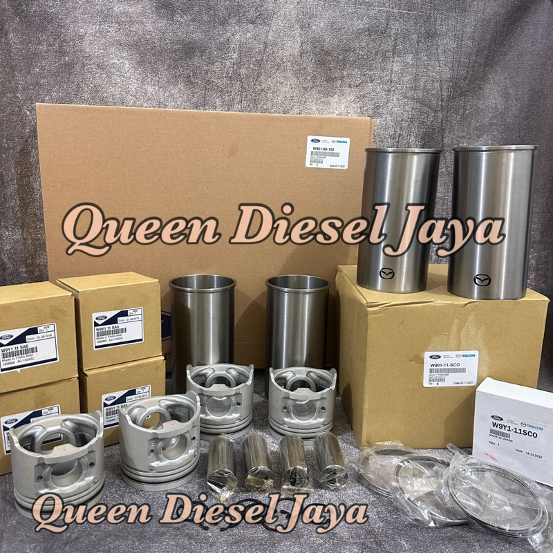 Jual Paket Komplit / Liner Set / Liner kit + Piston + Ring Piston Ford ...