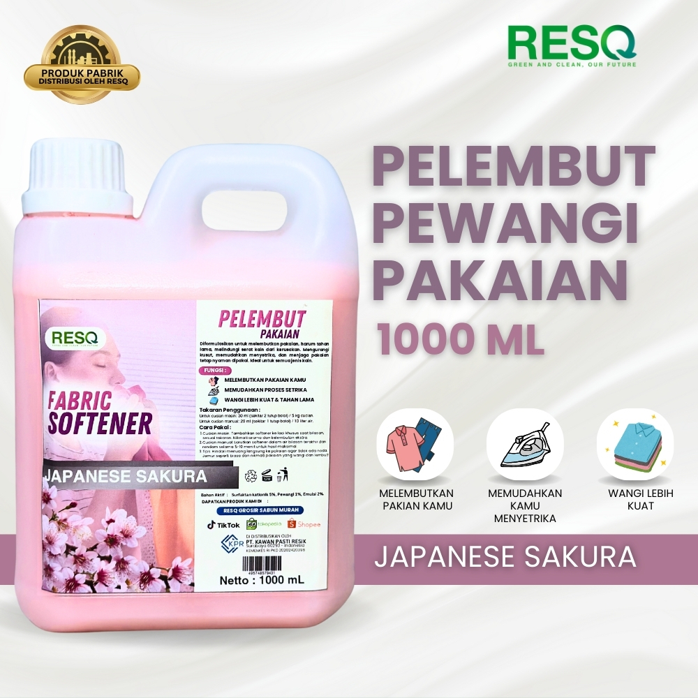 Jual Pelembut Baju Cair Laundry Liquid Softener Konsentrat Wangi 1
