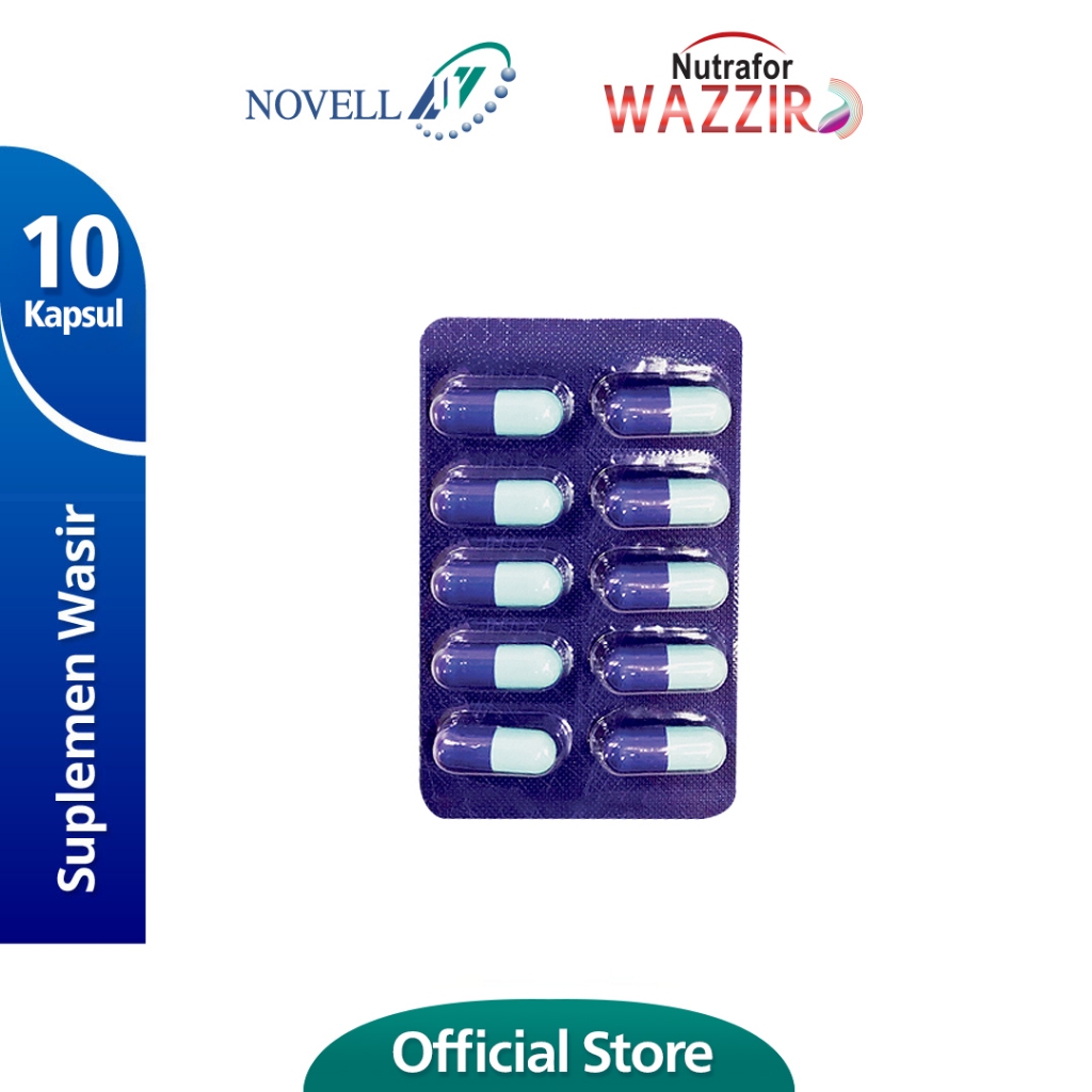 Jual Nutrafor Wazzir Blister Isi 10 Kapsul | Shopee Indonesia