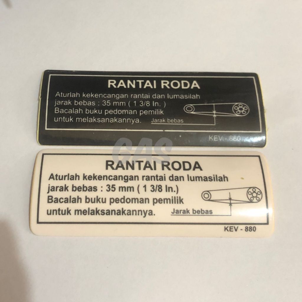 Jual STICKER WARNING RANTAI RODA HONDA MOTOR | Shopee Indonesia