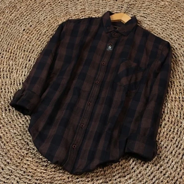 Kemeja Flanel Pria MOTIF SULTAN Lengan Panjang Distro ( ) Motif Flanel Kotak Hem Flanel Double
