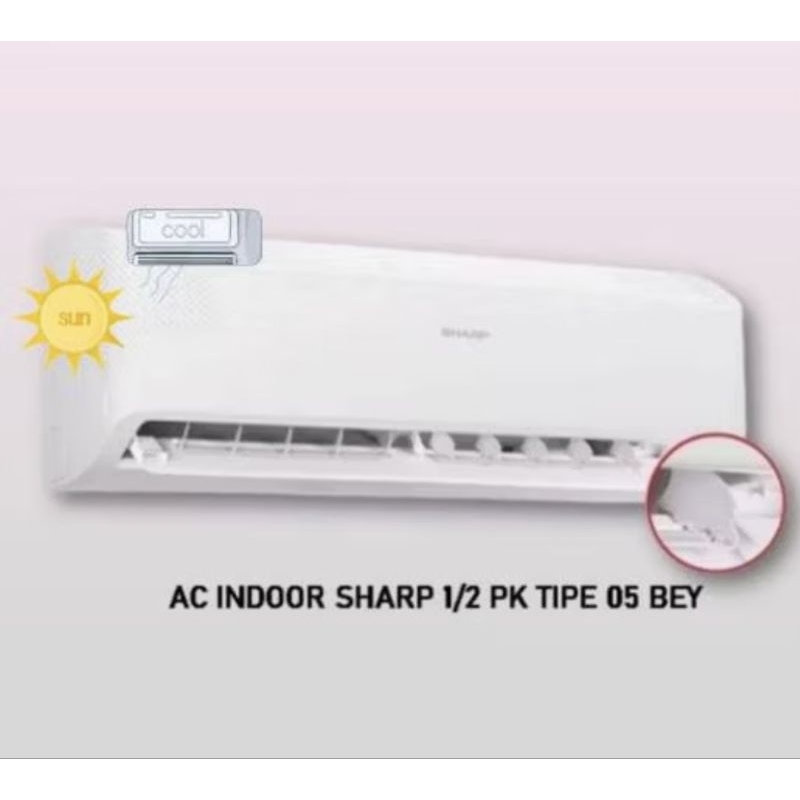 Jual INDOR AC SHARP AH-05BEY 1/2PK | Shopee Indonesia