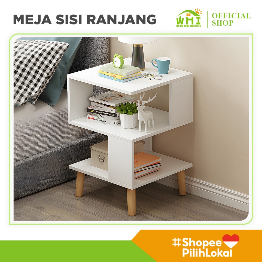 Jual World Home Meja Minimalis Susun Scandinavian Table Nordic Meja Nakas Kamar Tidur Meja