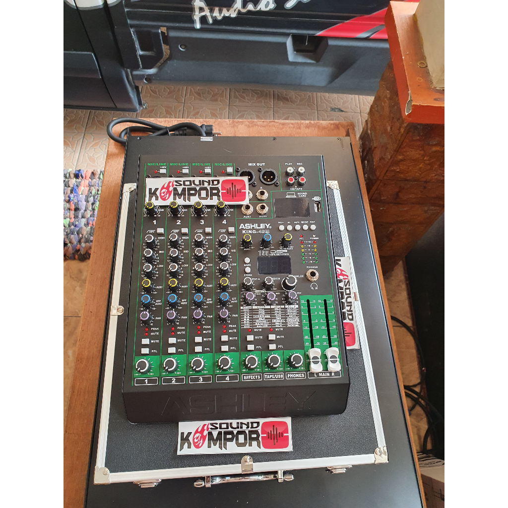 Jual Mixer Ashley King 4SM Original 4 Channel Mixing 4 King 4 sm Free ...