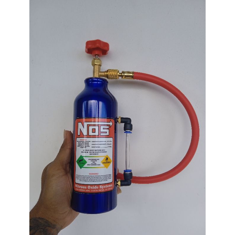 Jual VARIASI BOTOL AIR RADIATOR MODEL TABUNG NOS (500ml) | Shopee Indonesia