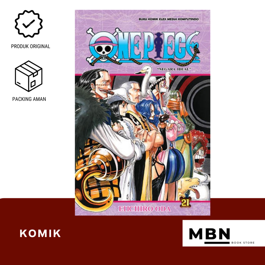 Jual Komik seri ONE PIECE 1-25 (BOOKPAPER) DAN 90-105 ori