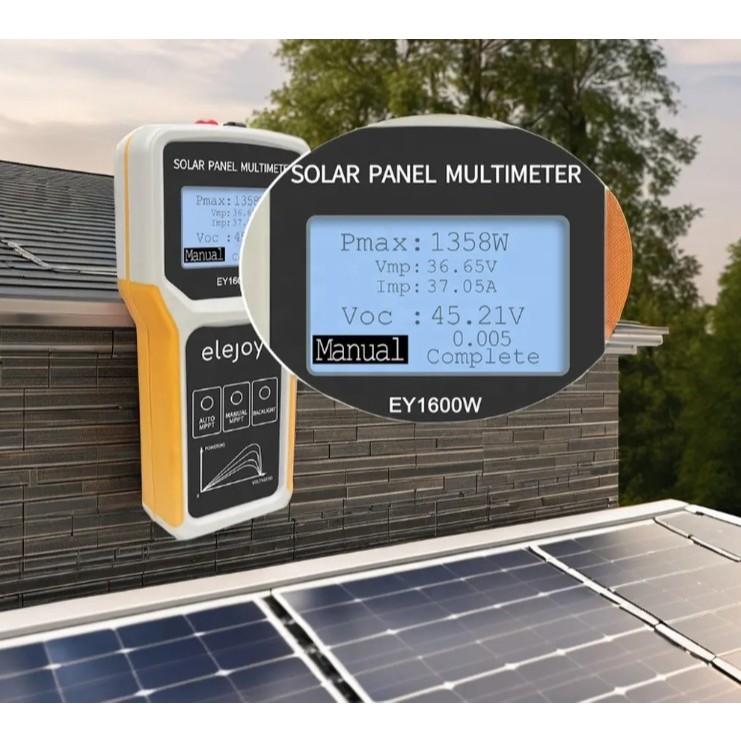 Jual Digital Solar Panel MultiMeter ELEJOY EY1600W Digital LCD Display ...