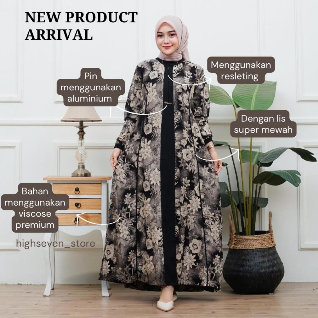 Gamis Mecca Rayon Viscose Premium || Gamis Rayon Viscose Ukuran S - 6XL || Gratis Ongkir & Bisa COD
