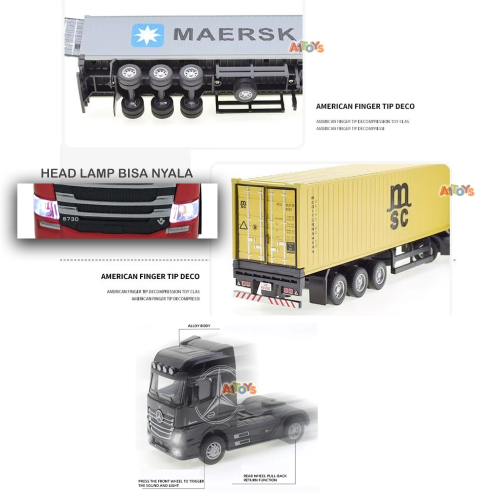 Jual Diecast truk trailer mainan truk trailer mainan truk Scania mainan ...