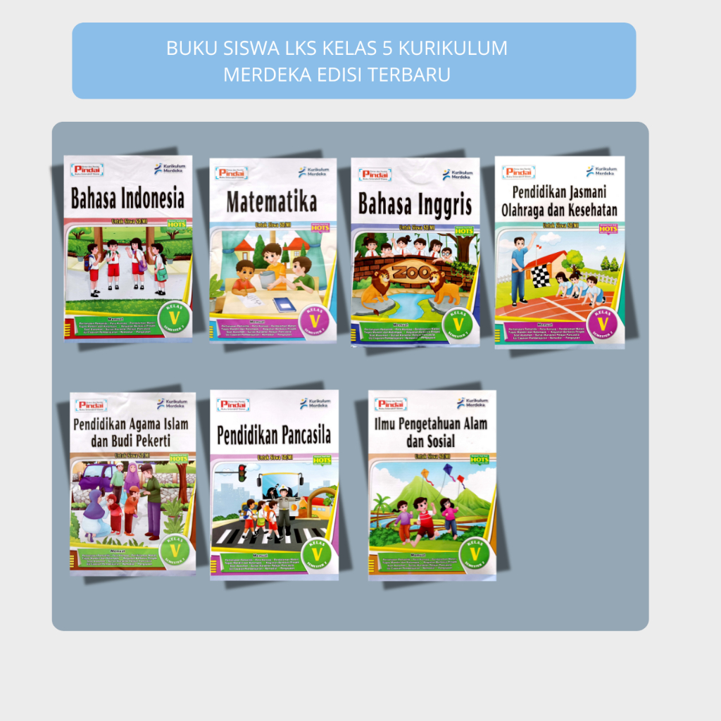 Jual BUKU LKS KELAS 5 KURIKULUM MERDEKA SEMESTER 2 EDISI TERBARU ...