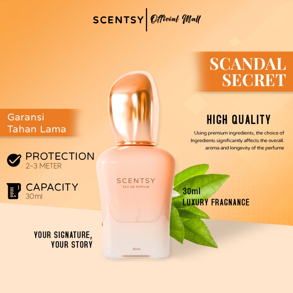 Jual Parfum SCENTSY SCANDAL SECRET Eu De Parfum EDP 10 30 ml Luxury