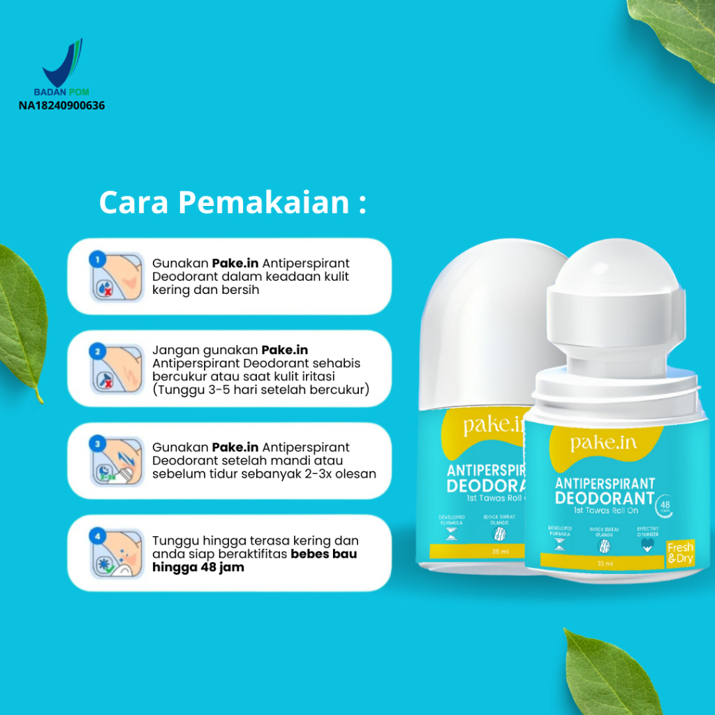 Jual Awfa x Pake.In Antiperspirant Deodorant Roll on 30ml BPOM | Shopee ...
