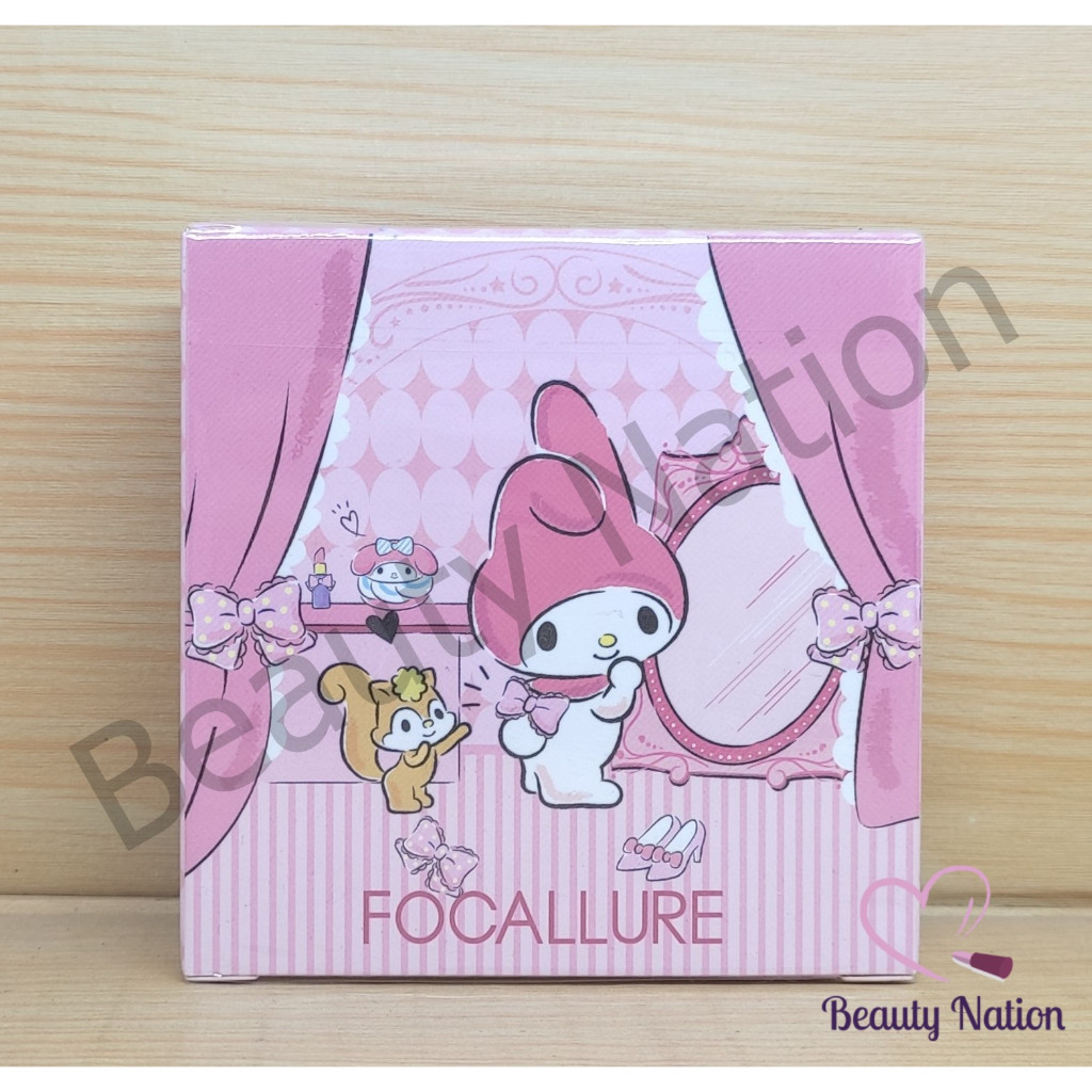 Jual FOCALLURE Color Lasting Eyeshadow my melody sanrio eye shadow ...