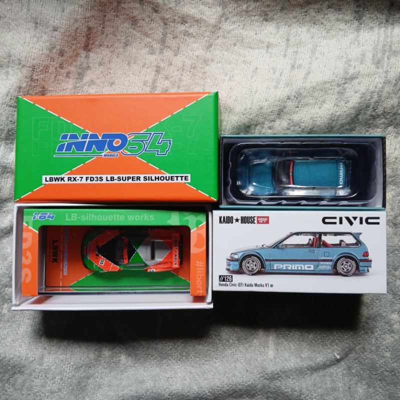Jual MINISCALE PAKET KAIDO HOUSE HONDA CIVIC EF V1 AND INNO64 LBWK ...