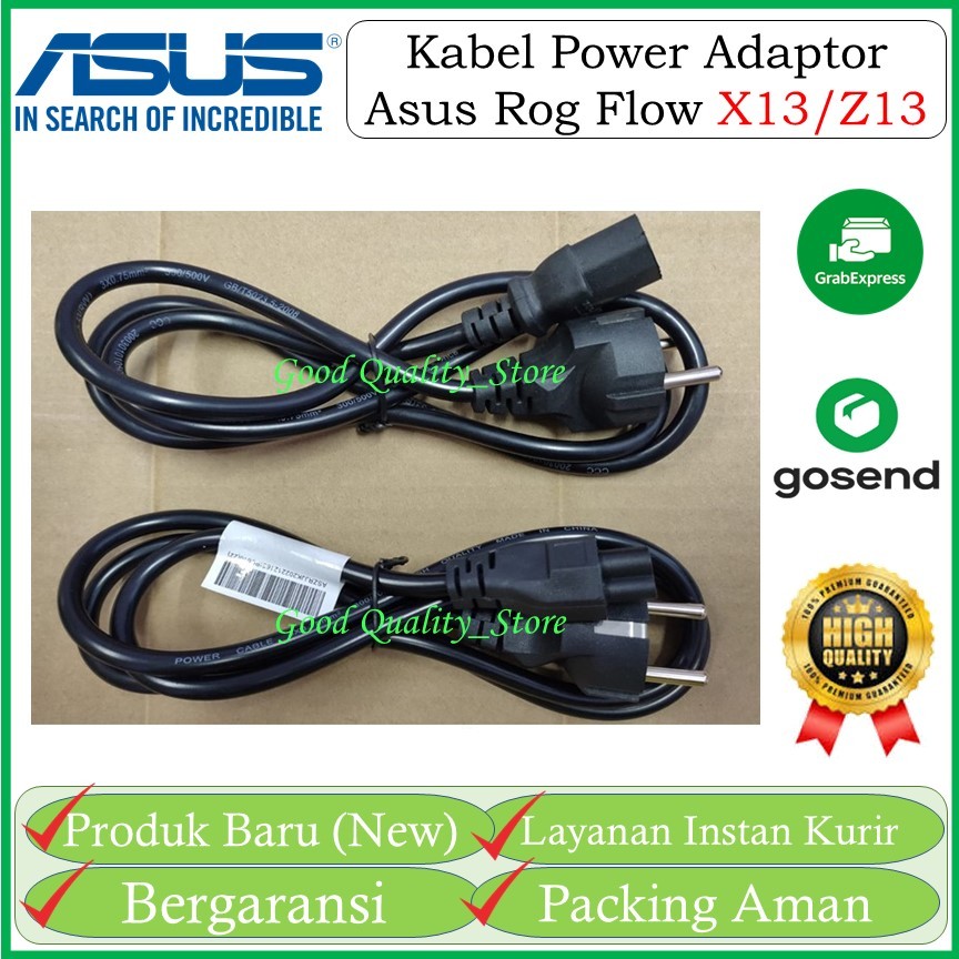 Jual Kabel power adaptor laptop Asus ROG FLOW X13 Z13 Series | Shopee ...