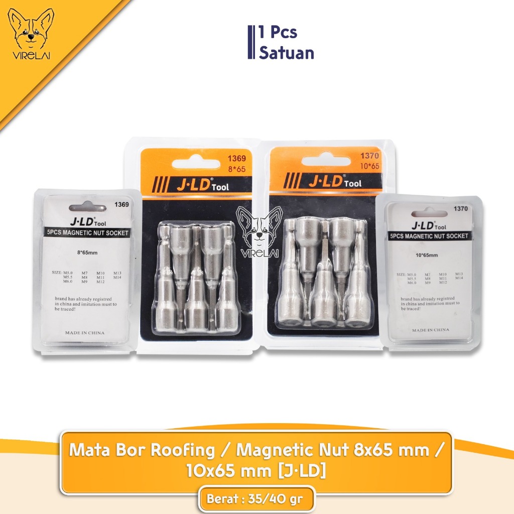 Jual [5 PCS] Mata Bor Roofing Magnet / Roofing Drill Bit Magnetic ...