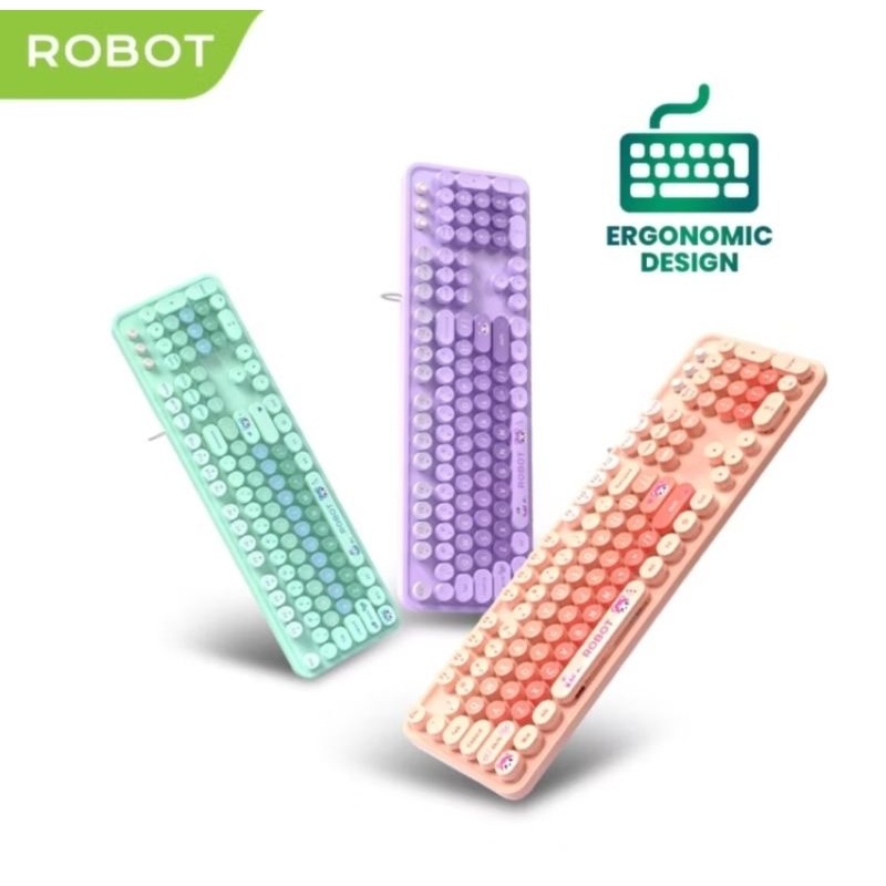 Jual KEYBOARD ROBOT RK30 ERGONOMIC DESIGN GARANSI 1 TAHUN | Shopee ...