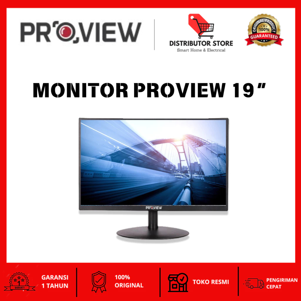 Jual MONITOR LED PROVIEW 19