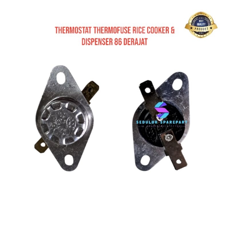 Jual THERMOSTAT THERMOFUSE RICE COOKER DISPENSER 86 DERAJAT | Shopee ...