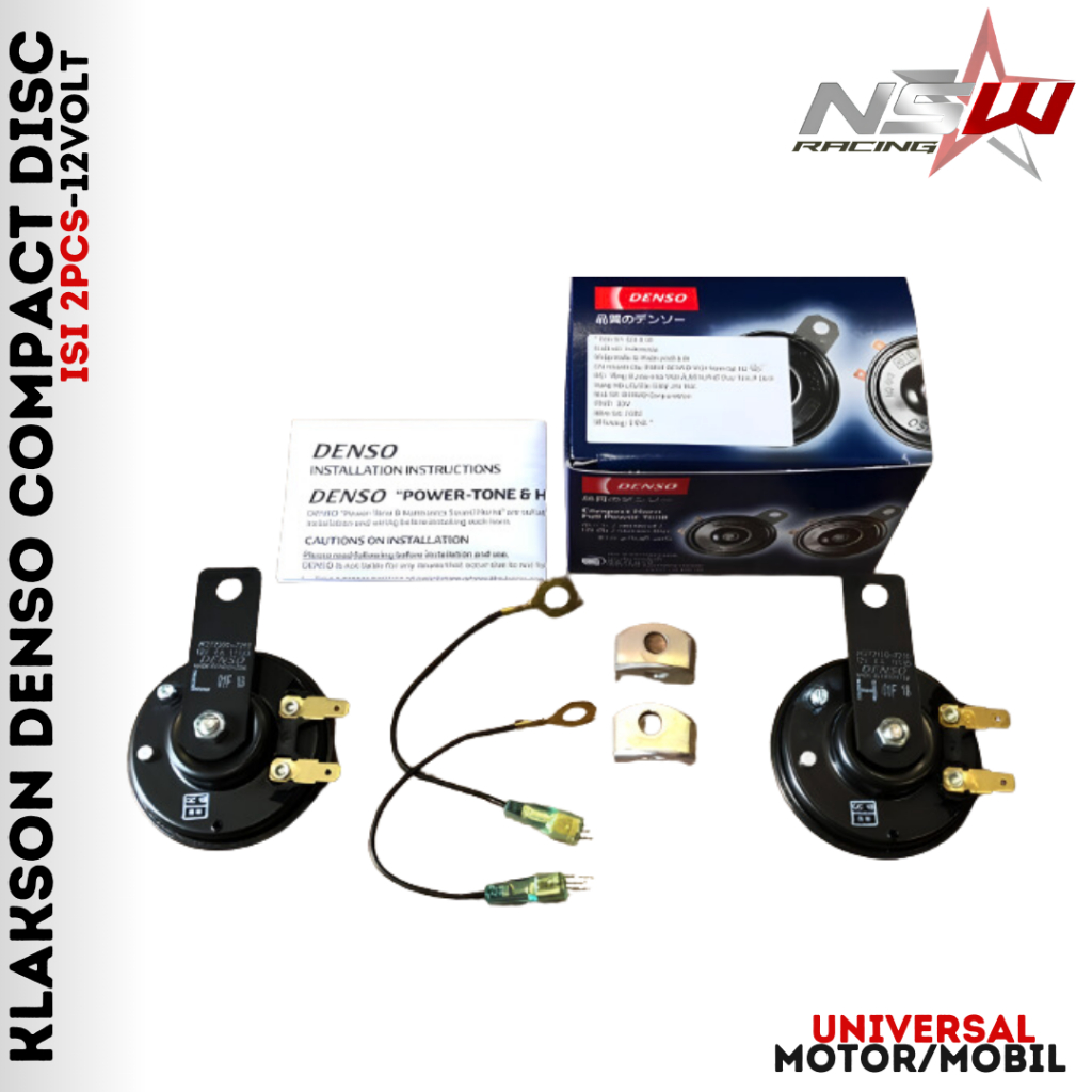 Jual KLAKSON DENSO COMPACT DISC POWER TUNE 12VOLT UNIVERSAL MOTOR MOBIL ...