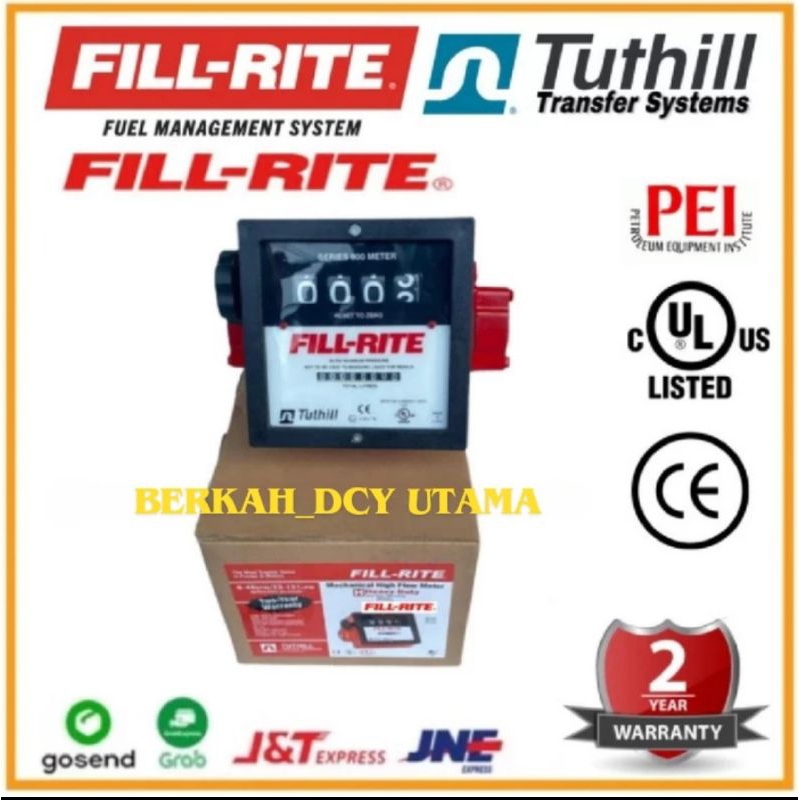 Jual flow meter fill rite 4 digit 1 inch Flow meter 1 inch Fill Rite 1 ...